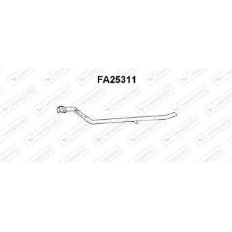 Tuyau d'échappement VENEPORTE