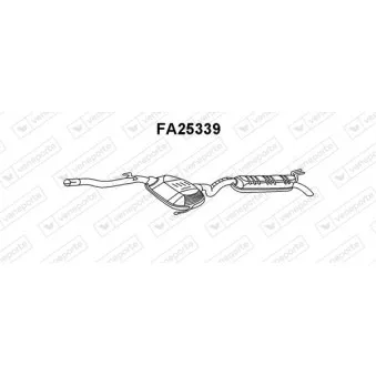 Silencieux arrière VENEPORTE