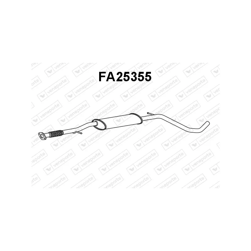 Silencieux avant VENEPORTE FA25355