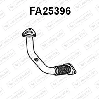 Tuyau d'échappement VENEPORTE FA25396