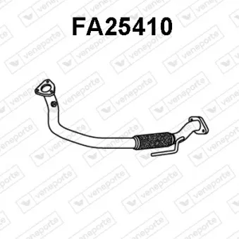 Tuyau d'échappement VENEPORTE FA25410
