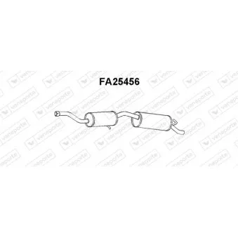 Silencieux arrière VENEPORTE