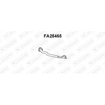 Tuyau d'échappement VENEPORTE FA25465