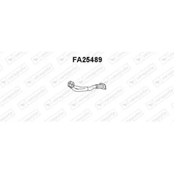 Tuyau d'échappement VENEPORTE FA25489
