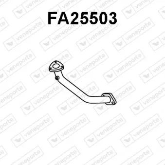 Tuyau d'échappement VENEPORTE FA25503