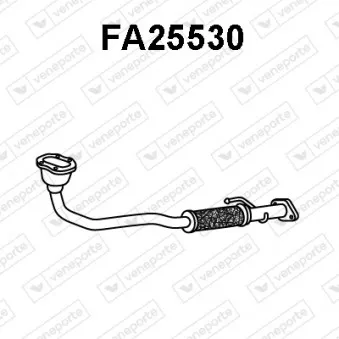 Tuyau d'échappement VENEPORTE FA25530