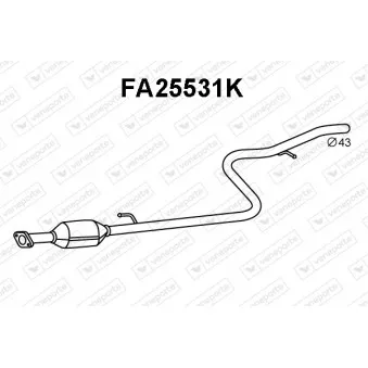 Catalyseur VENEPORTE FA25531K