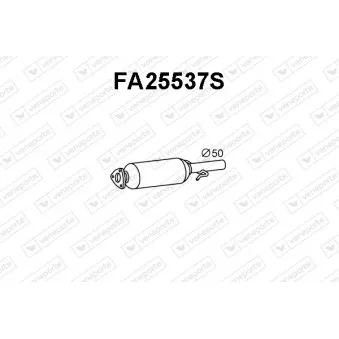 Filtre à particules / à suie, échappement VENEPORTE FA25537S