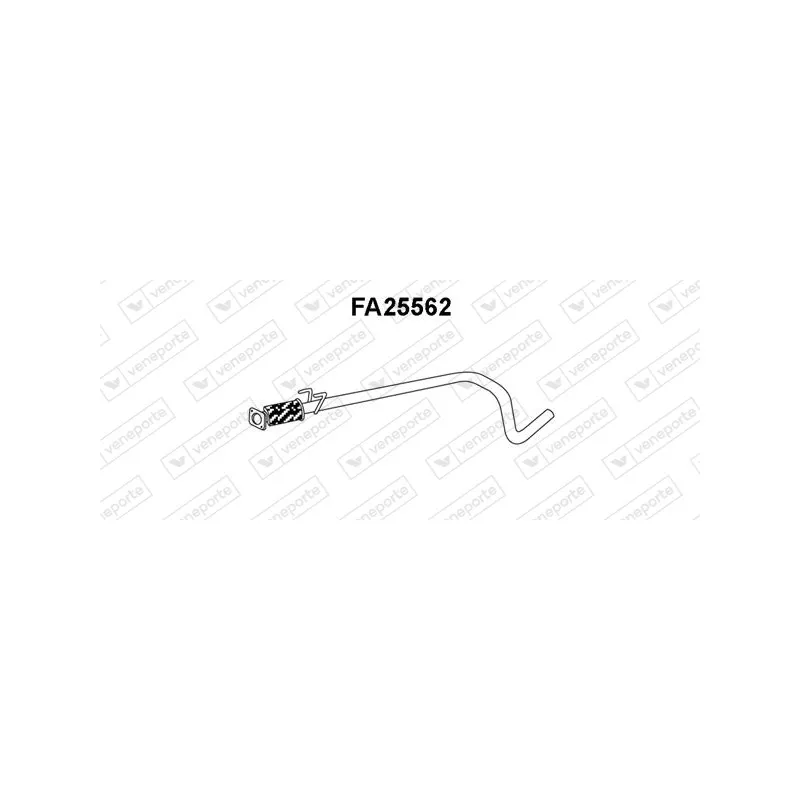 Tuyau d'échappement VENEPORTE FA25562