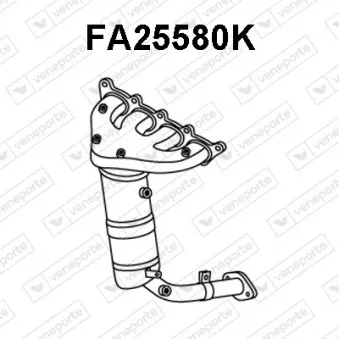 Catalyseur en coude VENEPORTE FA25580K