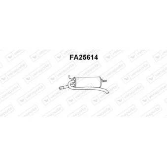 Silencieux arrière VENEPORTE