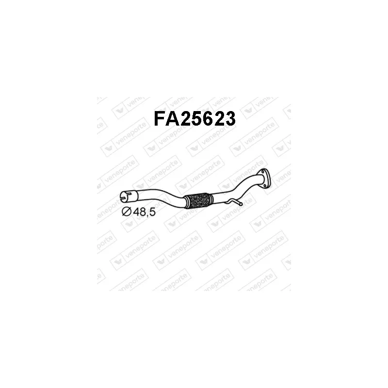 Tuyau d'échappement VENEPORTE FA25623