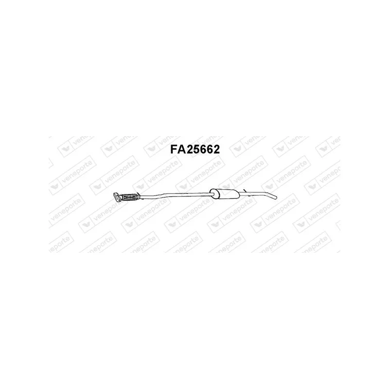 Silencieux central VENEPORTE FA25662