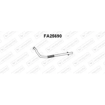 Tuyau d'échappement VENEPORTE FA25690