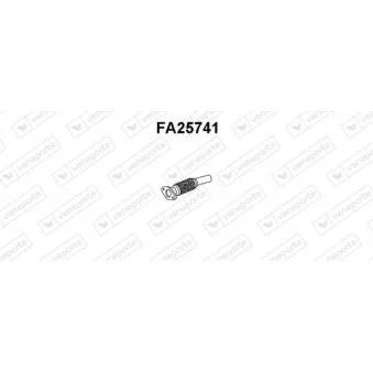 Tuyau d'échappement VENEPORTE FA25741