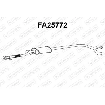 Silencieux avant VENEPORTE