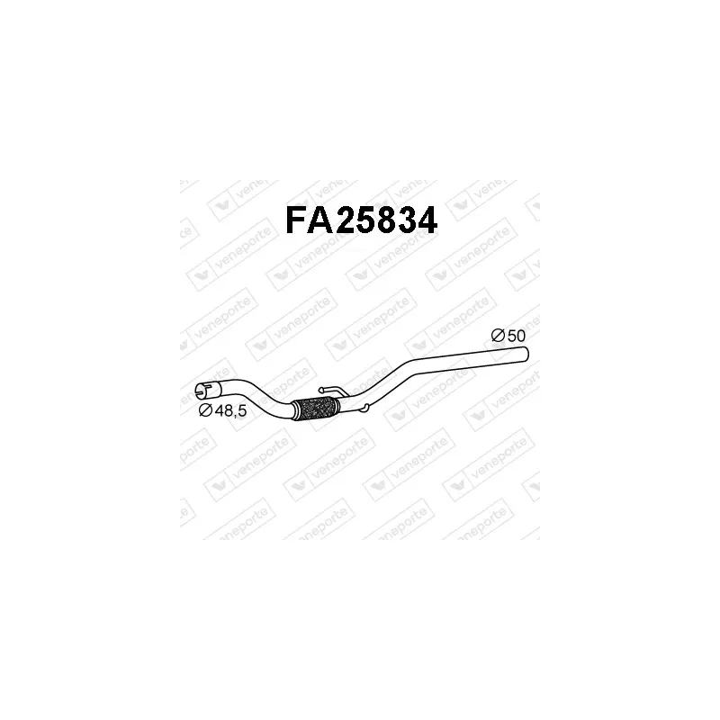 Tuyau d'échappement VENEPORTE FA25834
