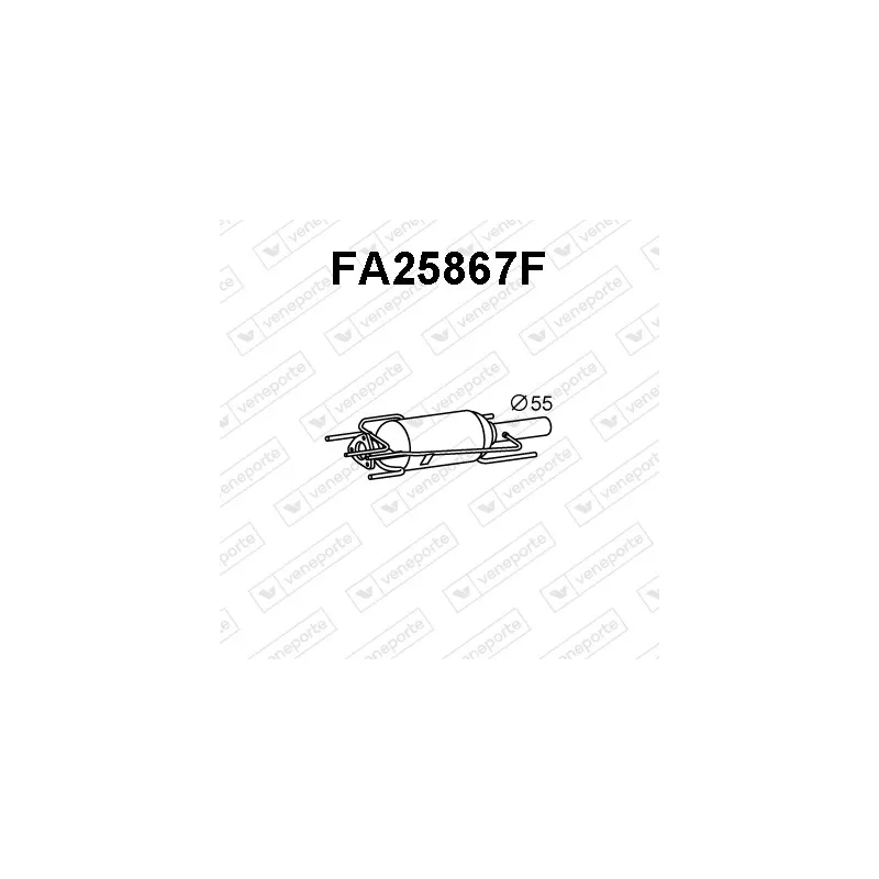Filtre à particules / à suie, échappement VENEPORTE FA25867F