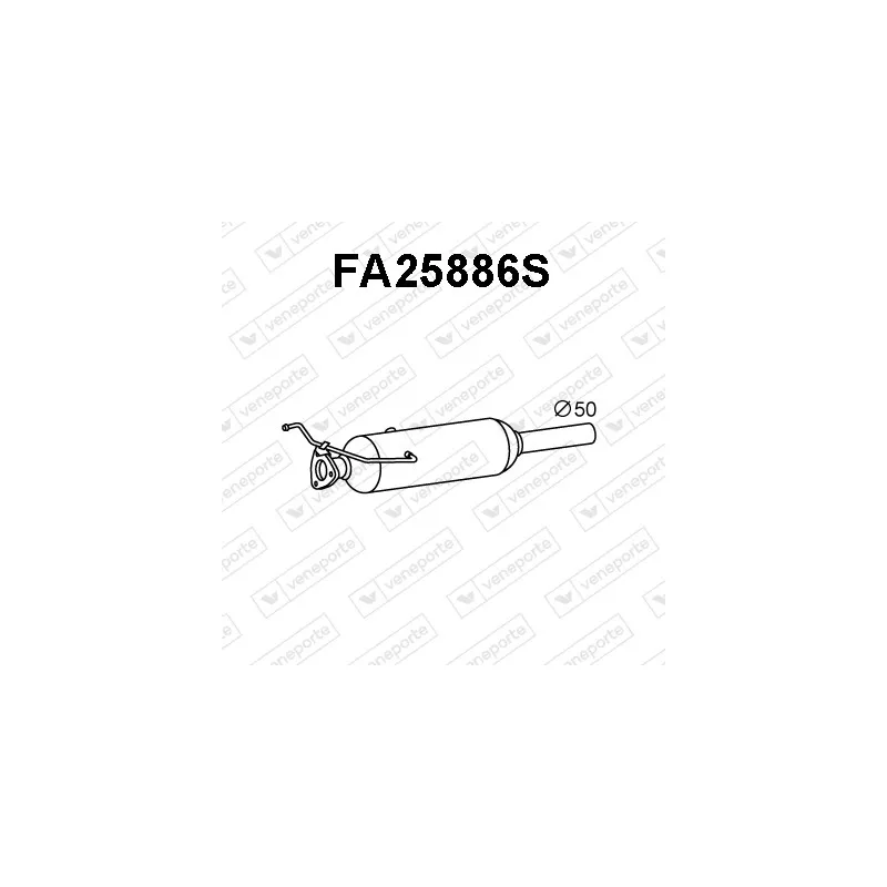 Filtre à particules / à suie, échappement VENEPORTE FA25886S