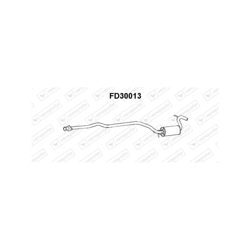 Silencieux central VENEPORTE FD30013