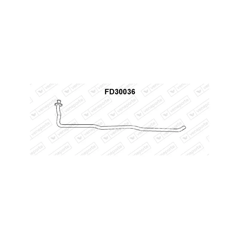 Tuyau d'échappement VENEPORTE FD30036