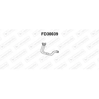 Tuyau d'échappement VENEPORTE FD30039