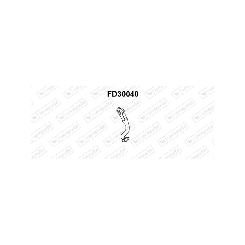 Tuyau d'échappement VENEPORTE FD30040