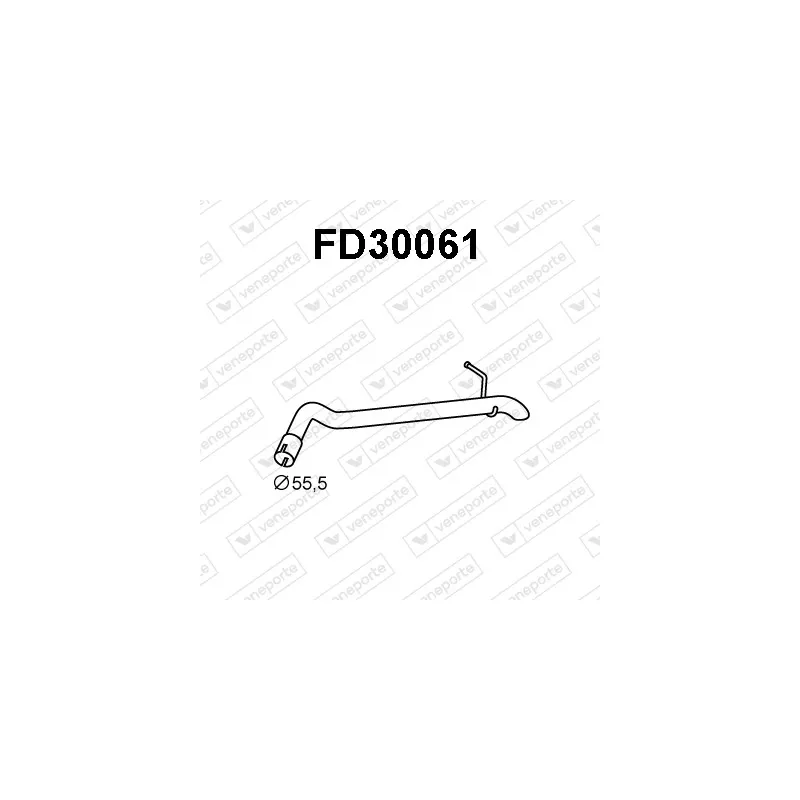 Tuyau d'échappement VENEPORTE FD30061