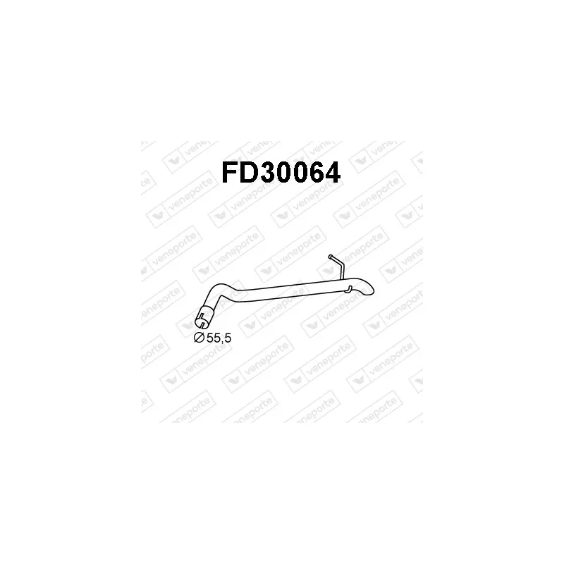 Tuyau d'échappement VENEPORTE FD30064