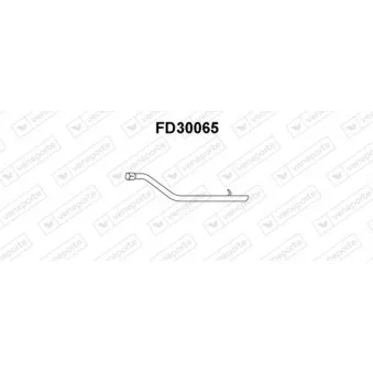 Tuyau d'échappement VENEPORTE FD30065