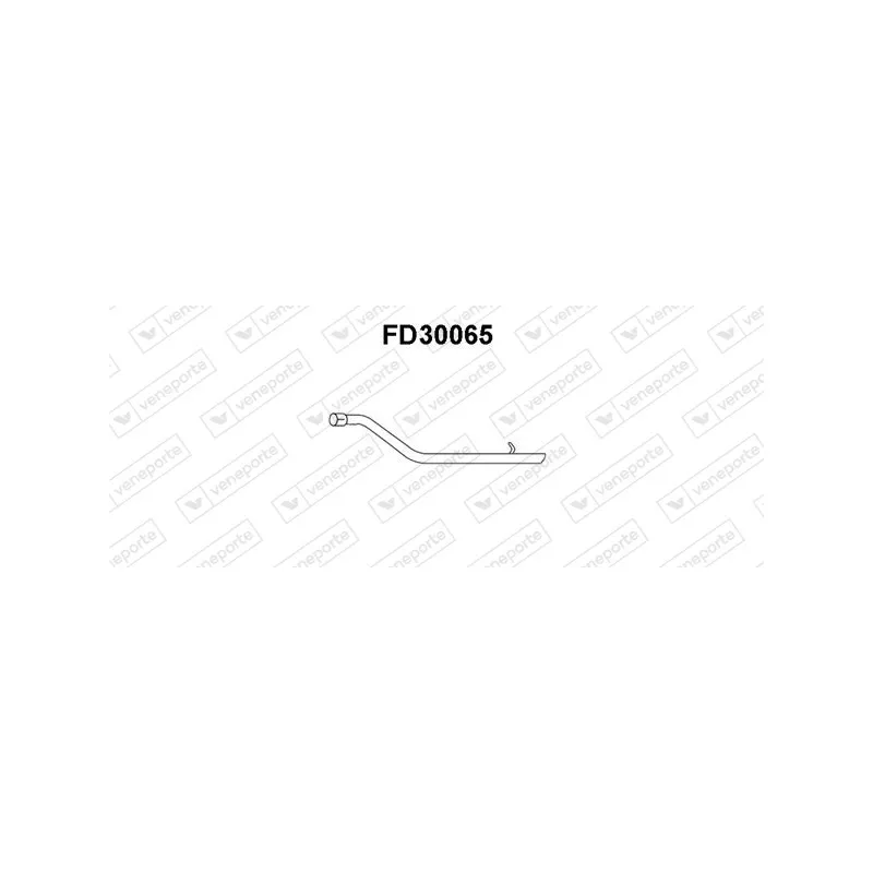 Tuyau d'échappement VENEPORTE FD30065