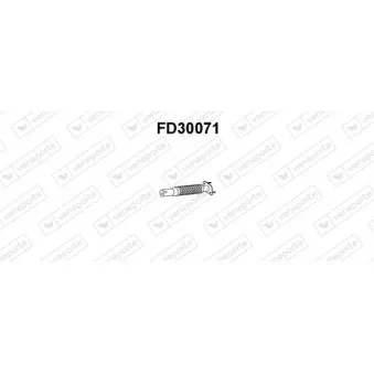 Tuyau d'échappement VENEPORTE FD30071