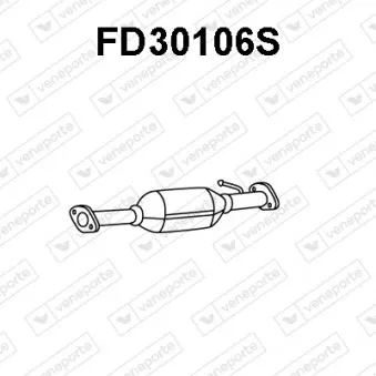Filtre à particules / à suie, échappement VENEPORTE FD30106S