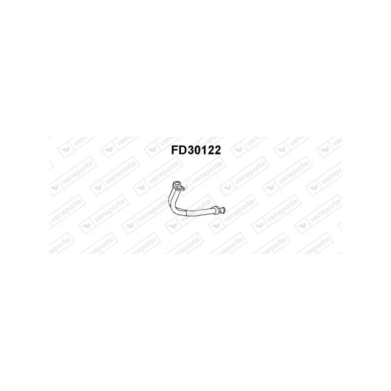 Tuyau d'échappement VENEPORTE FD30122