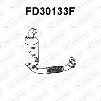 Filtre à particules / à suie, échappement VENEPORTE FD30133F