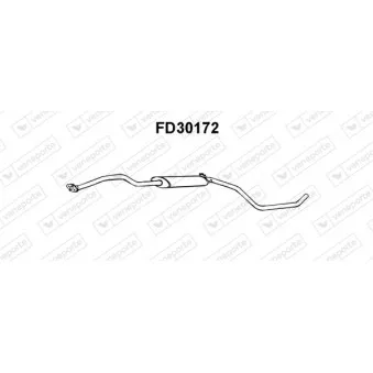 Silencieux central VENEPORTE FD30172