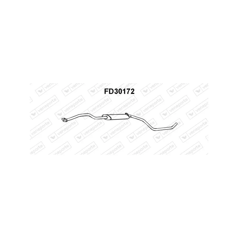 Silencieux central VENEPORTE FD30172