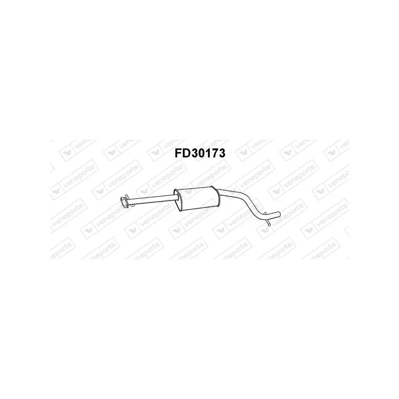 Silencieux avant VENEPORTE FD30173