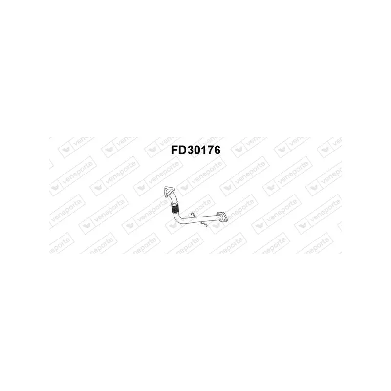 Tuyau d'échappement VENEPORTE FD30176