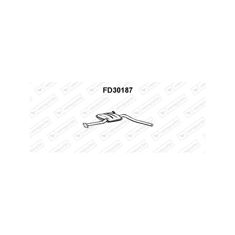 Silencieux avant VENEPORTE FD30187