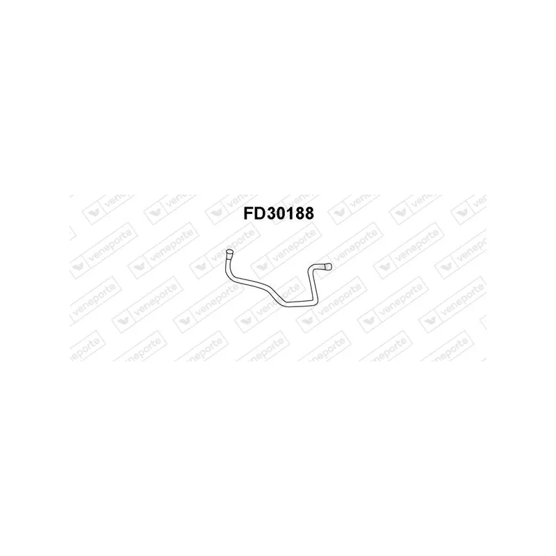 Tuyau d'échappement VENEPORTE FD30188