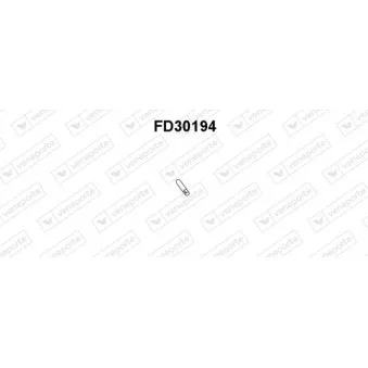 Tube de réparation, catalyseur VENEPORTE FD30194