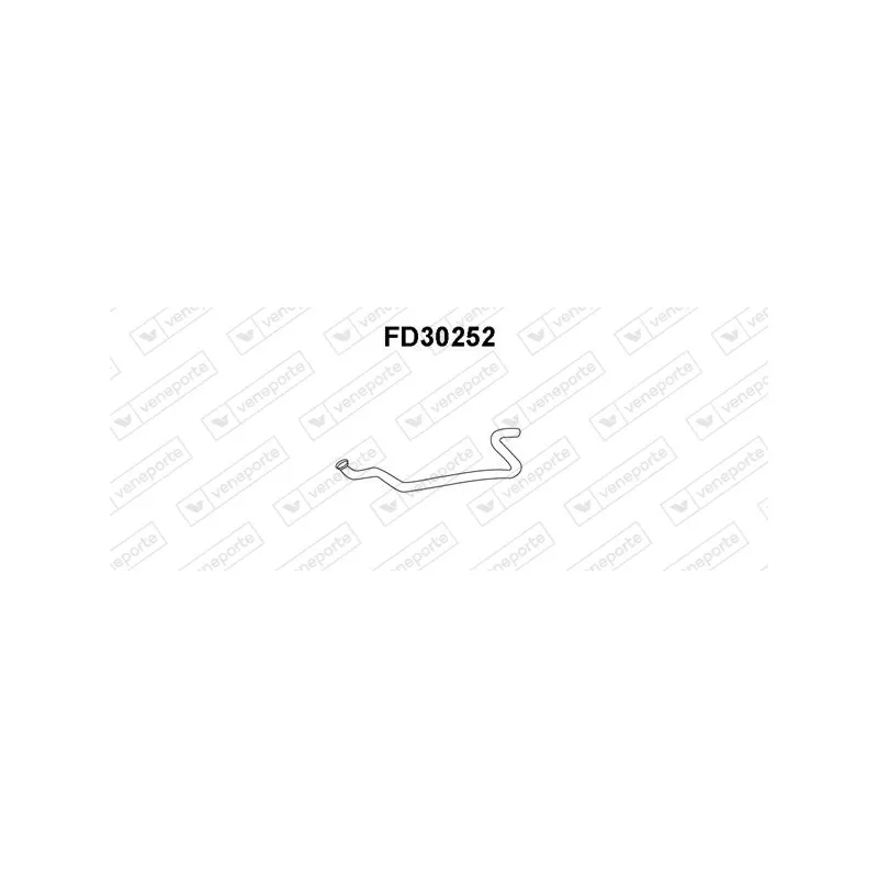 Tuyau d'échappement VENEPORTE FD30252