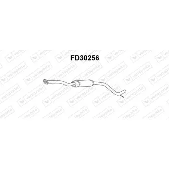 Silencieux avant VENEPORTE FD30256