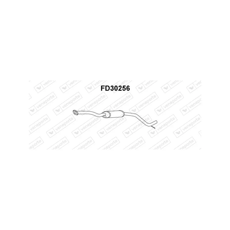 Silencieux avant VENEPORTE FD30256