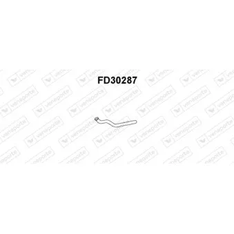 Tuyau d'échappement VENEPORTE FD30287
