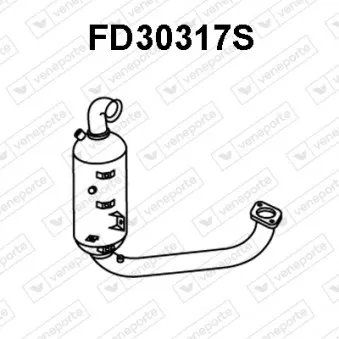 Filtre à particules / à suie, échappement VENEPORTE FD30317S