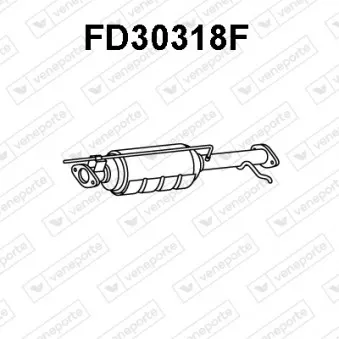 Filtre à particules / à suie, échappement VENEPORTE FD30318F