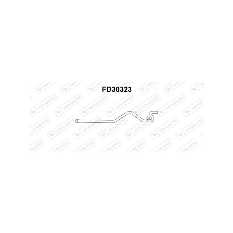 Tuyau d'échappement VENEPORTE FD30323