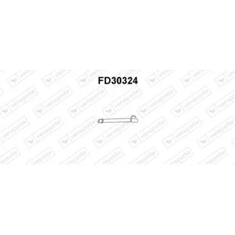 Tuyau d'échappement VENEPORTE FD30324